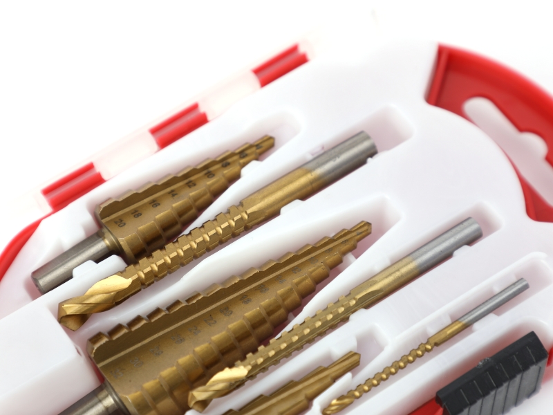 6Pcs Step Drill Bit