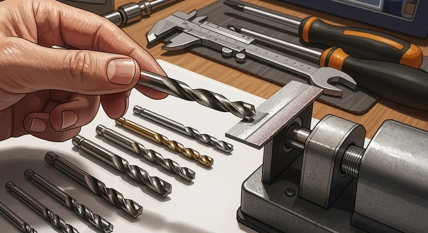 How to sharpen drill bits and extend their lifespan