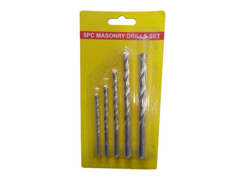 5Pcs Masonry Drill Bit
