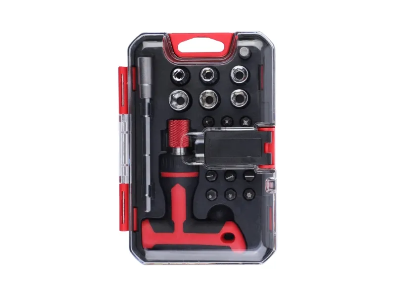 18Pcs Ratchet Screwdriver & Bits Set