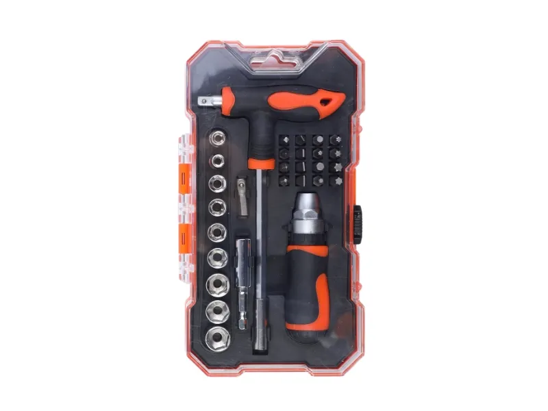 29Pcs Ratchet Screwdriver & Bits Set