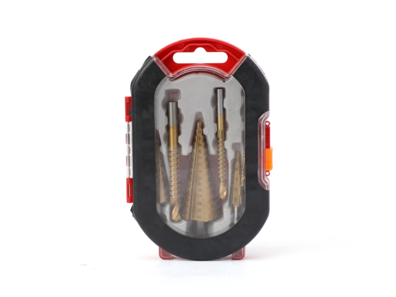 6Pcs Step Drill Bit & Sawtooth Drill Bit Set