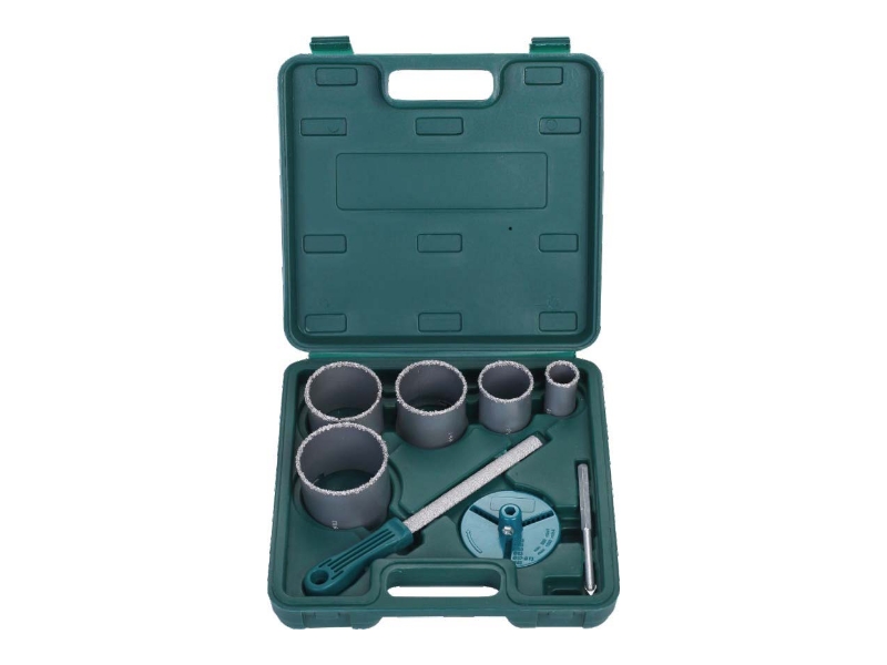 8Pcs Carbide Coated Hole Saw Set