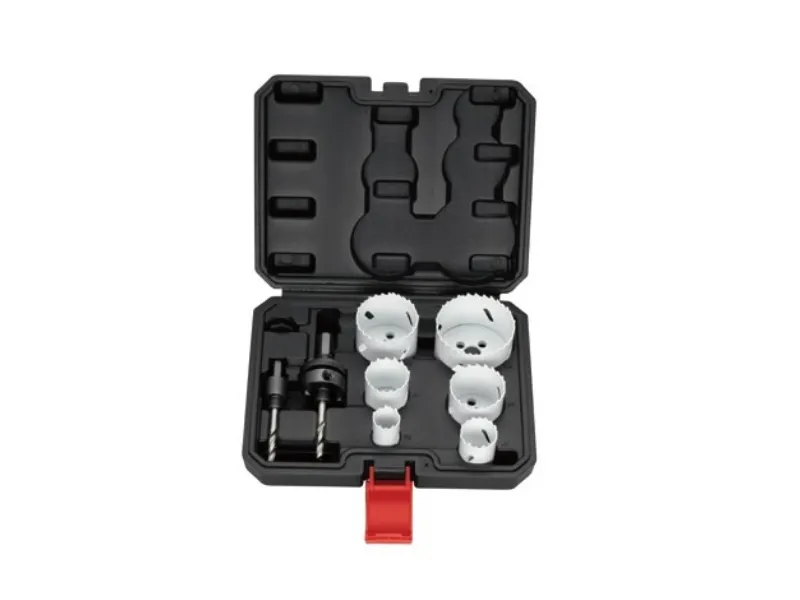9Pcs Bi-metal Hole Saw Kit