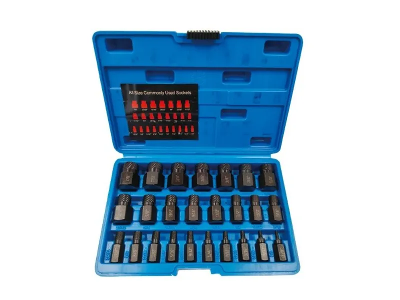25Pcs Damaged Bolt Nut Screw Remover Set