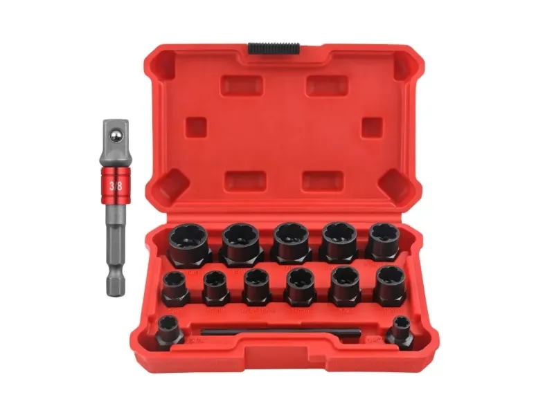 15Pcs Broken Screw & Bolt Extractor Set