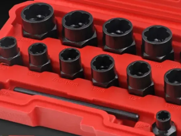 15Pcs Broken Screw & Bolt Extractor Set