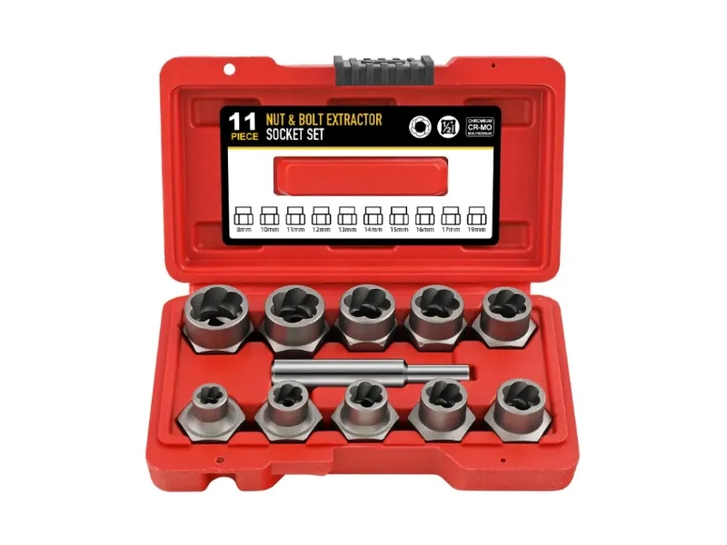 11Pcs Nut & Bolt Extractor Socket Set
