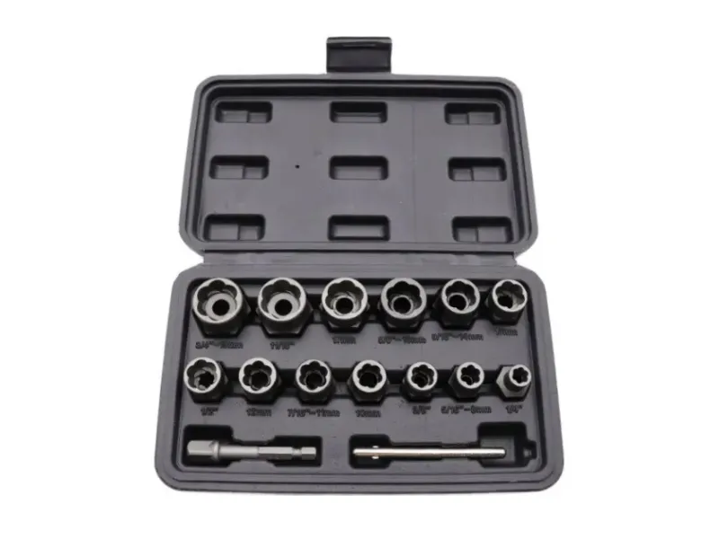 15Pcs Nut & Bolt Extractor Set