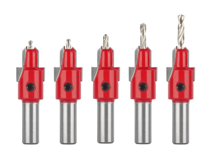 5Pcs Aircraft Hole Countersink Drill Bit