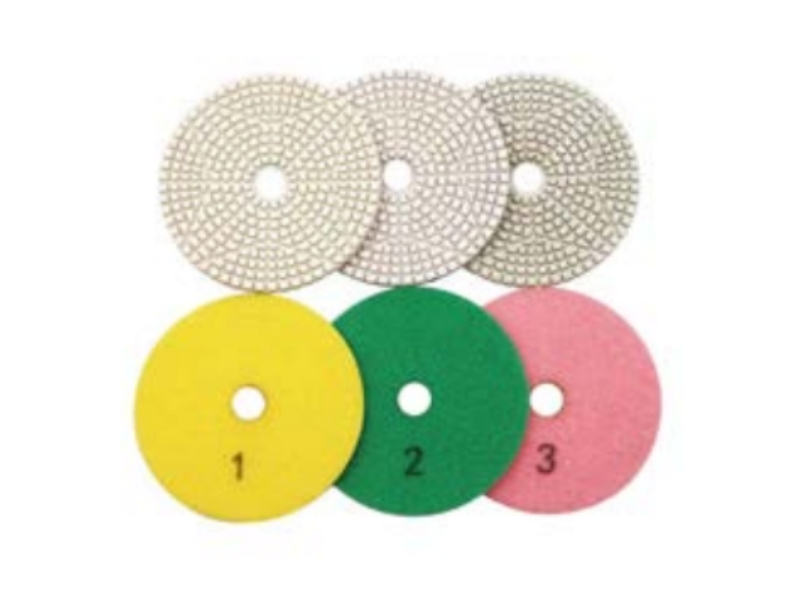 4"3 Steps Polishing Pads (Four-star Shape)