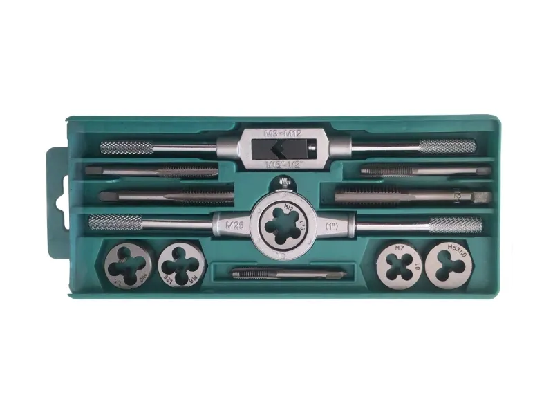 12Pcs Metric Tap & Die Set