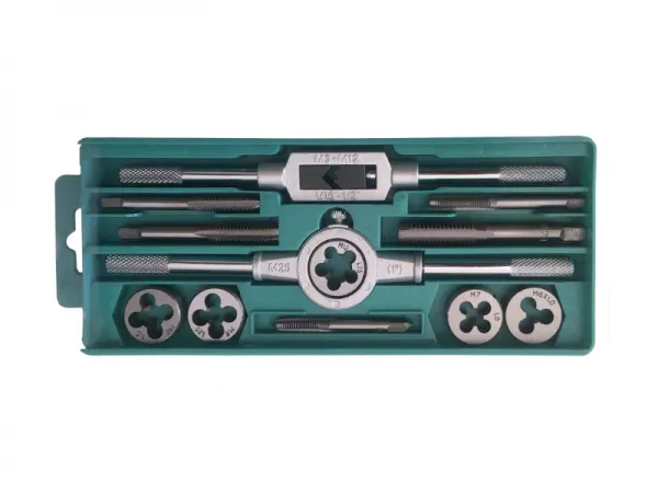 12Pcs Metric Tap & Die 
