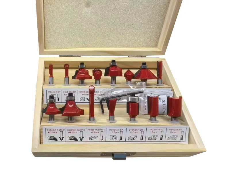15Pcs Router Bit Set