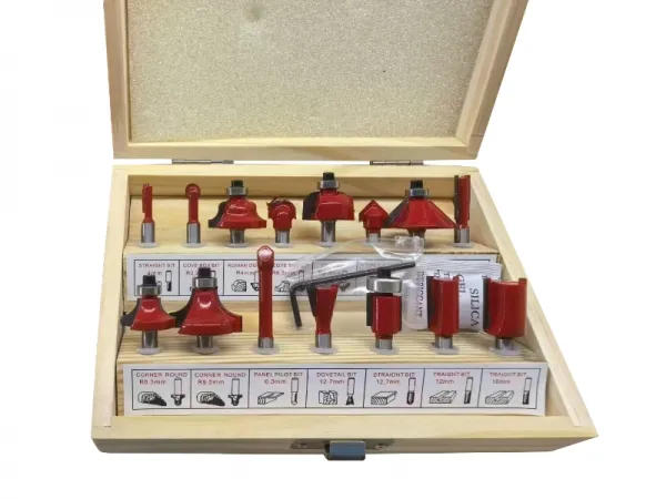 15Pcs Router Bit Set