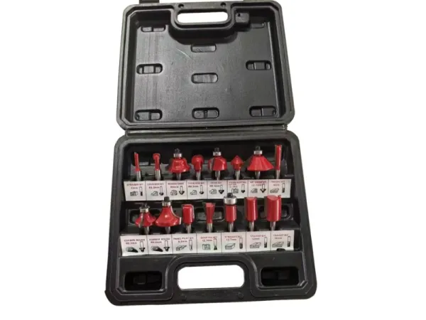 15Pcs Router Bit Set