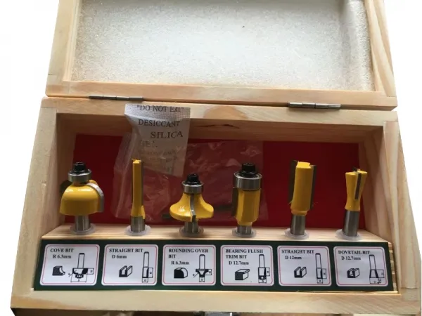 6Pcs Router Bit Set
