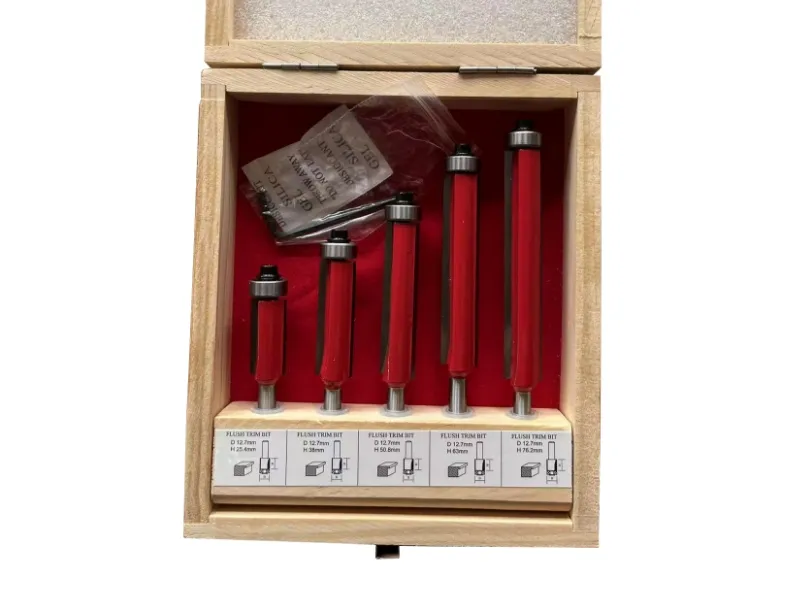 5Pcs Flush Trim Router Bit Set