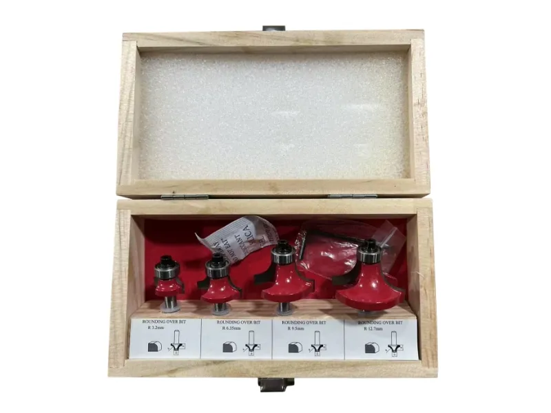 4Pcs Slot Cutter Router Bit Set