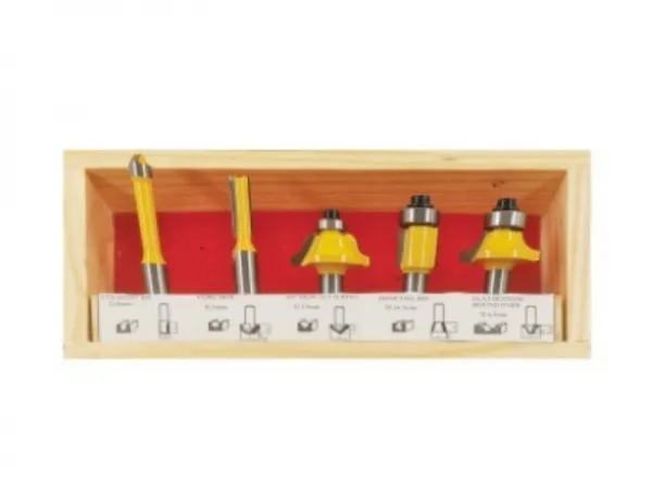 5Pcs Starter Router Bit Set
