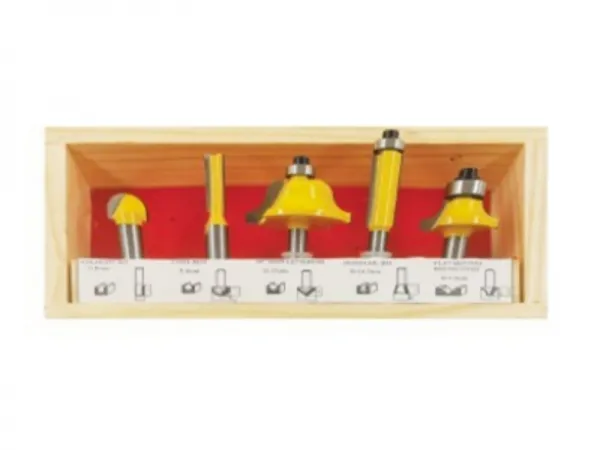 5Pcs Metric Router Bit Set