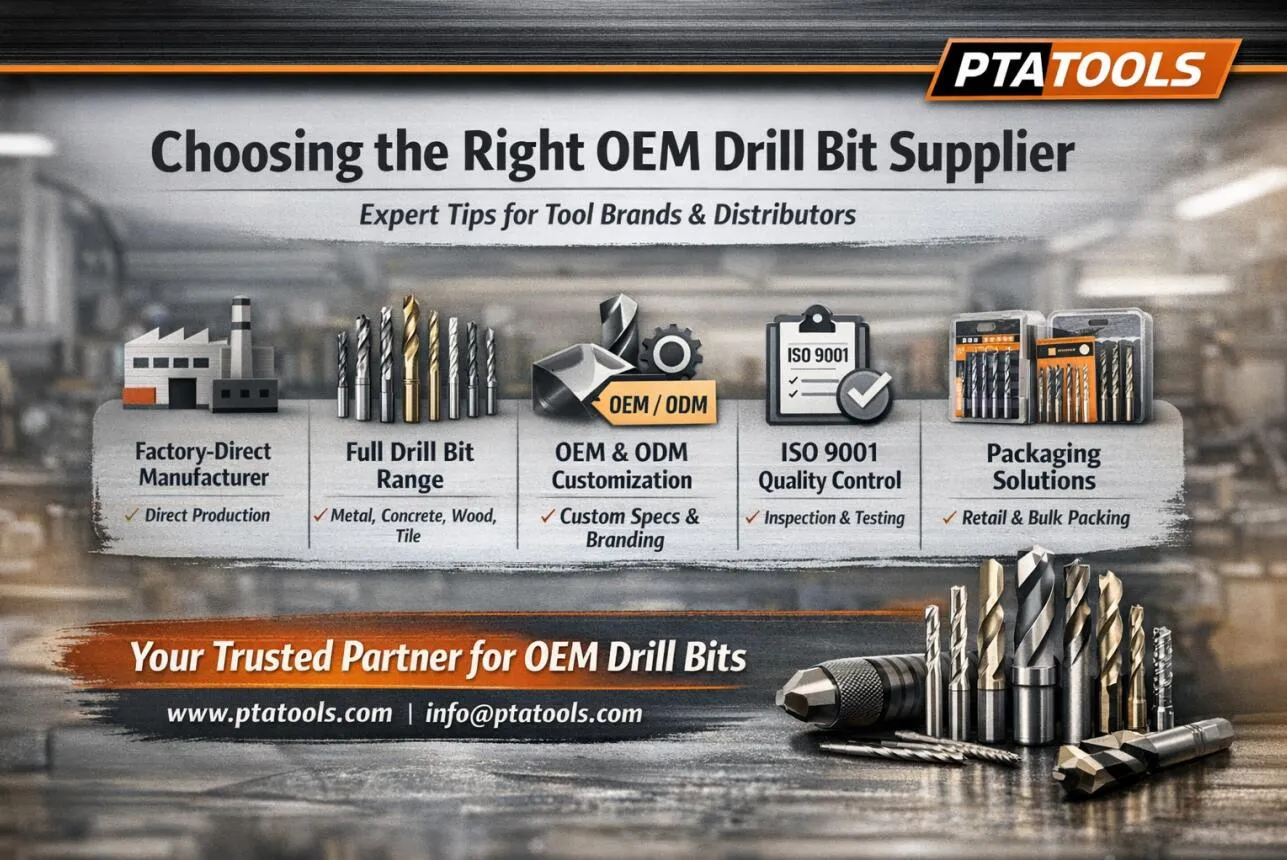 Which Suppliers Are Suitable for Producing OEM Drill Bits?