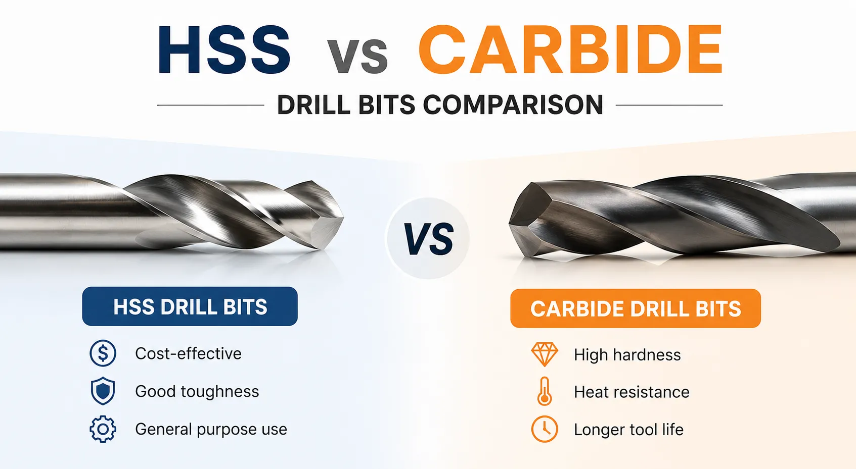 HSS vs Carbide Drill Bits: Which One Is Better for Industrial Applications?