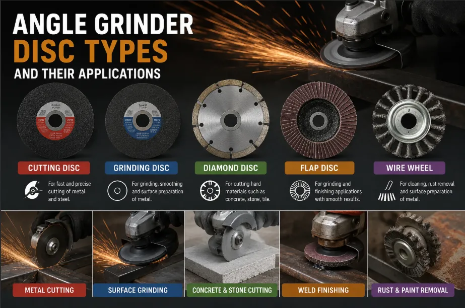 Angle Grinder Disc Types