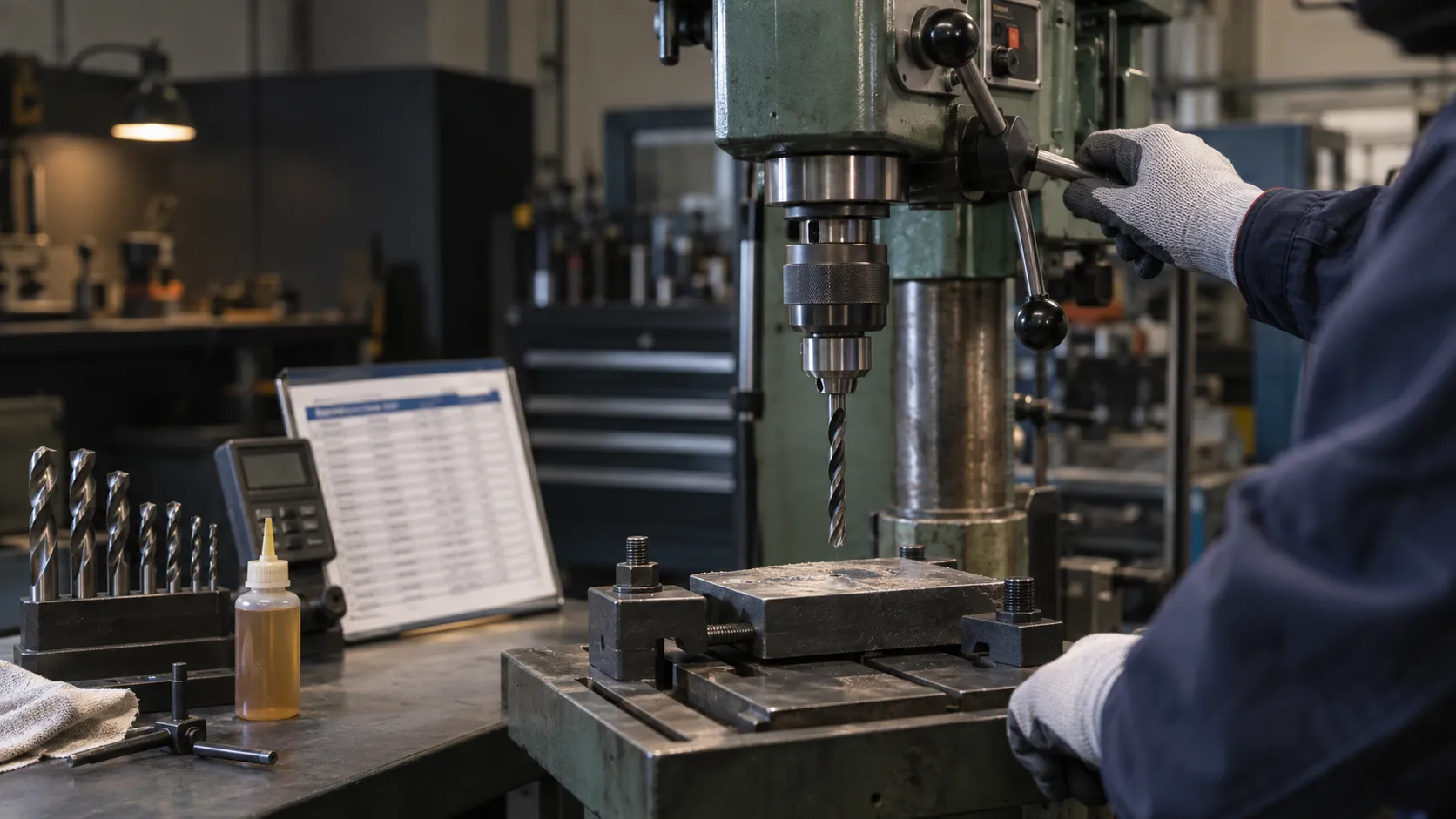 Twist Drill Bit Speed and Feed Guide for Metal