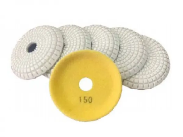 4" Diamond Convex Wet Polishing Pads(Flat Bottom)