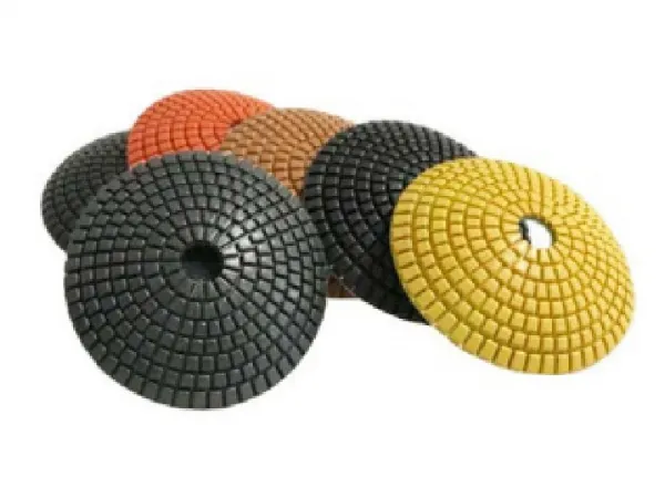 4" Diamond Convex Wet Polishing Pads(Pointy Bottom)